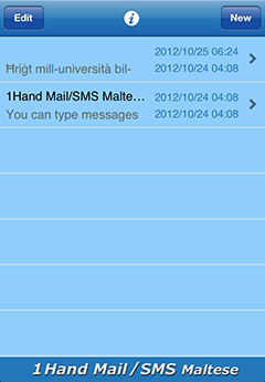 1Hand Mail / SMS Maltese list