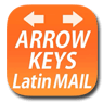 Arrow Keys Latin Mail Keyboard