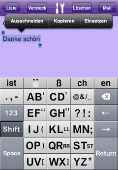 Easy Mailer Japanese Keyboard Screenshot